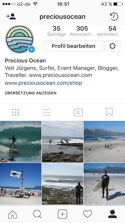 Precious Ocean Instagram Account