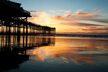 Chrystal Pier in San Diego