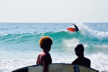 Surfen in Mosambik