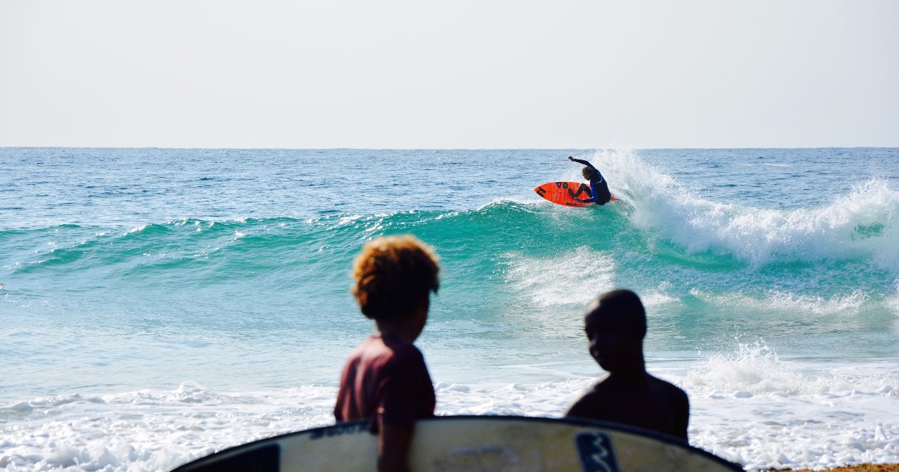 Surfen in Mosambik